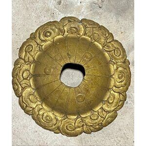 Vintage Floral Rose Bronze Ceiling Light Plate